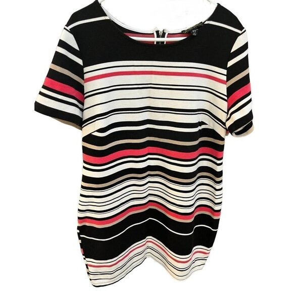𝅺FOREVER 21 Plus Sizes Womens Multicolored‎ Striped Dress Size 3X XXXL 3XL - Picture 1 of 3